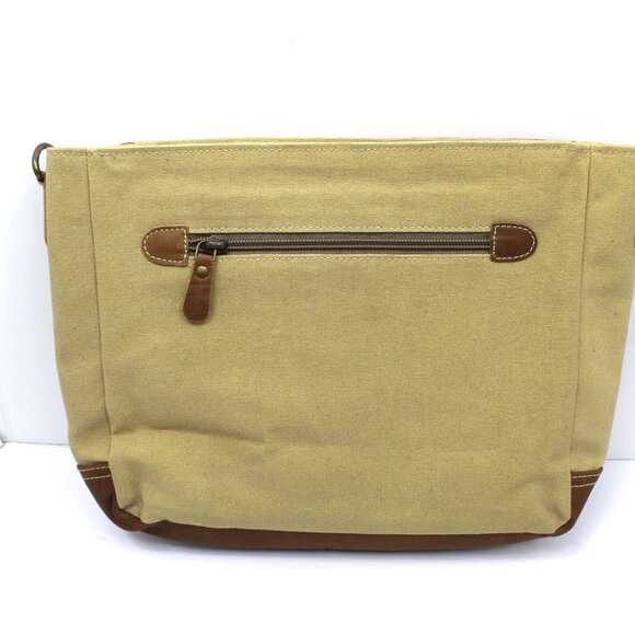 Bible Cowhide John 3:16 Carrying Bag w/Adjustable Shoulder Strap & Zip Pockets - Picture 4 of 7